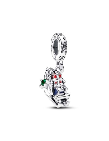 CHARM COLGANTE EN PLATA DE LEY TRINEO NAVIDAD 2023