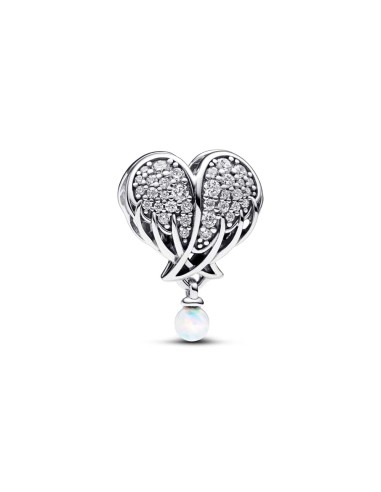 CHARM IN STERLING SILVER SHINY ANGEL WINGS C