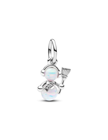 CHARM COLGANTE EN PLATA DE LEY MUECO DE NIEVE OPA