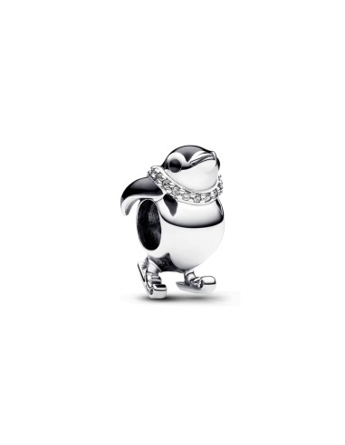 CHARM IN STERLING SILVER SKIING PINGINO