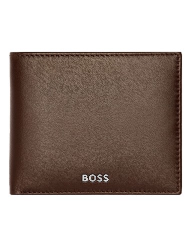 WALLET HUGO BOSS WITH SMOOTH CLASSIC LAPEL Brown