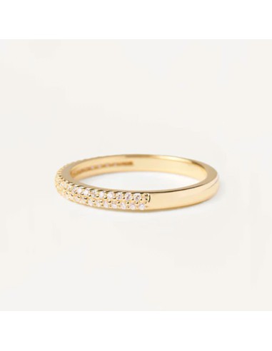 TIARA GOLDEN SILVER RING