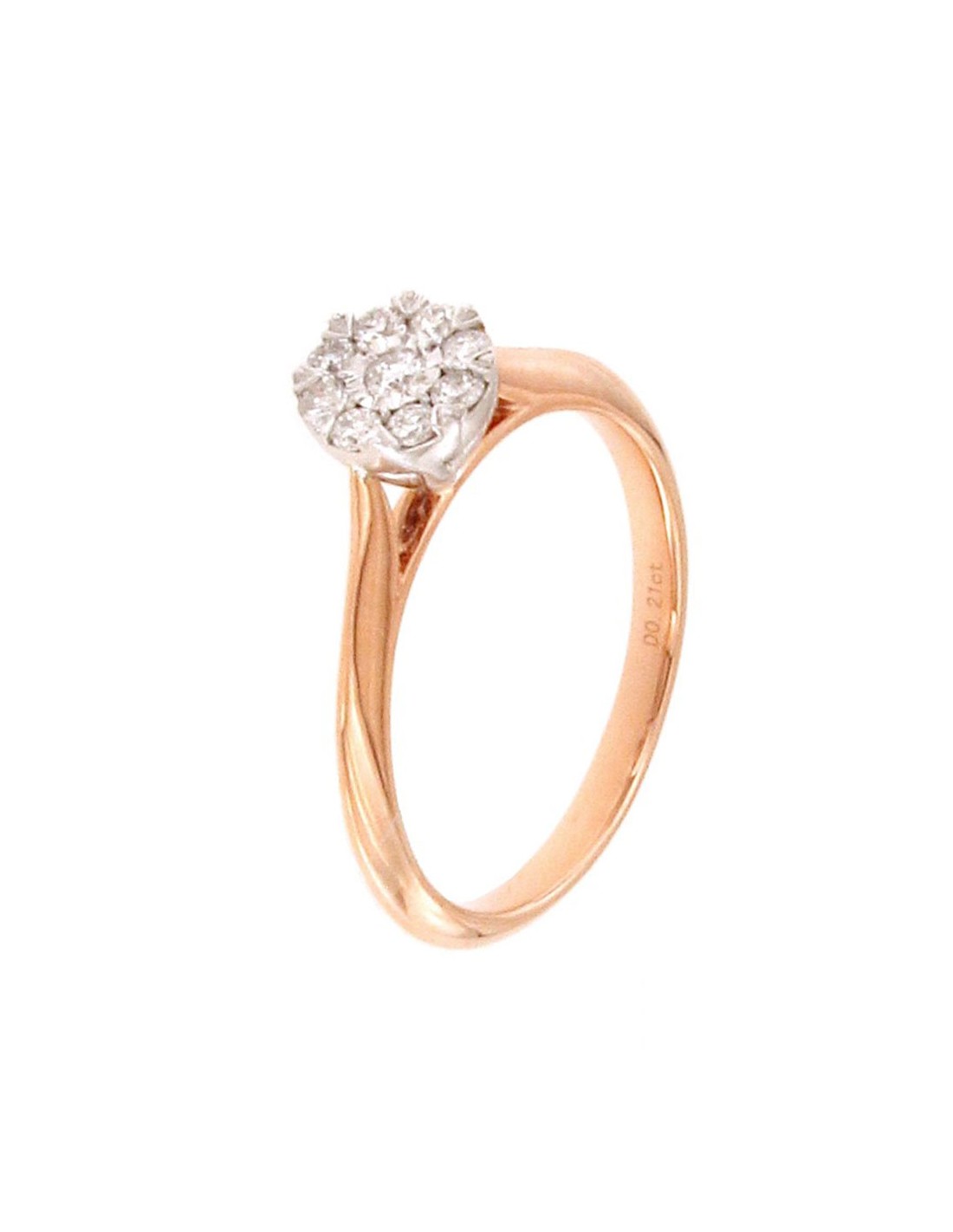 Gold basket clearance ring