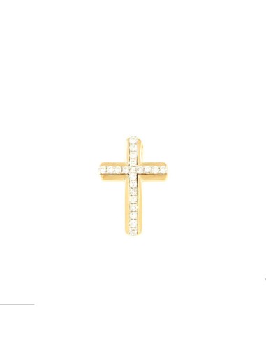 ROSE GOLD CROSS C DIAMONDS