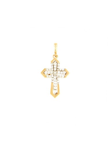 ROSE GOLD CROSS C DIAMONDS