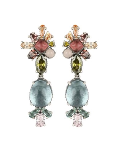 OLIVIA TOURMALINE SILVER EARRINGS