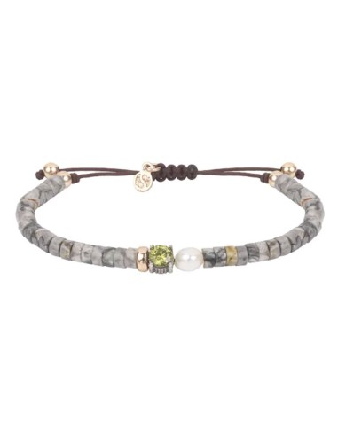 PULSERA PLATA MENORCA PERIDOTO