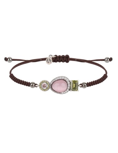 Bracelet CORALINA PINK FANTASY SILVER