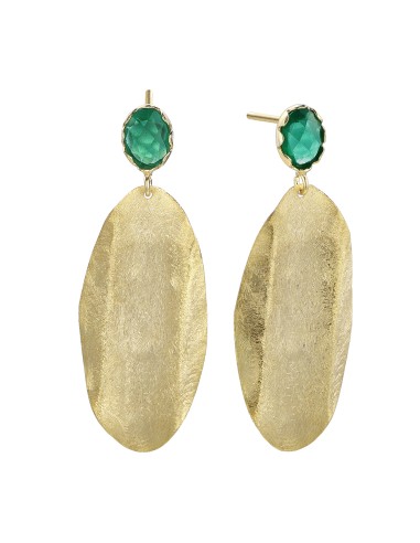 DURAN EXQUSE GOLDEN SILVER EARRINGS