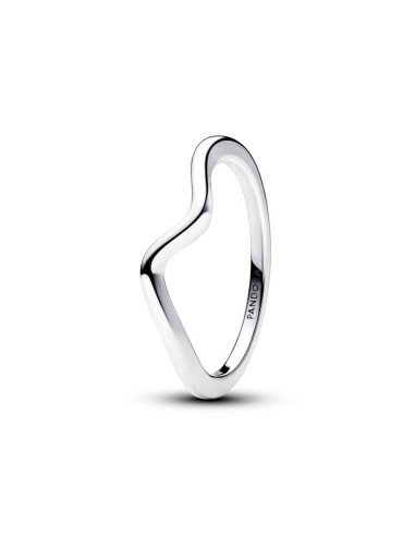 POLISHED WAVE STERLING SILVER RING