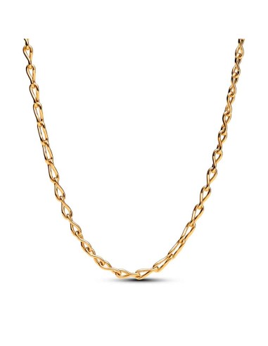 CHAIN WITH AN INFINITY 14K GOLD COATING