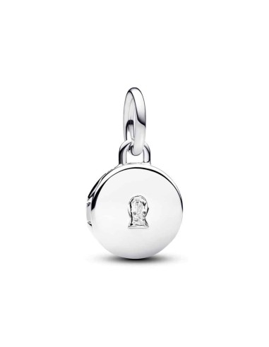 CHARM COLGANTE ENPLATA DE LEY MEDALLA GRABABLE QU