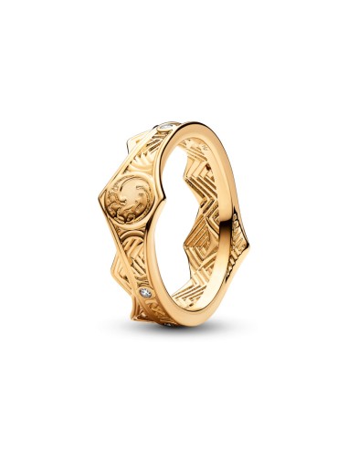 ANILLO CON RECUBRIMIENTO ORO 14K CORONA TARGARYEN