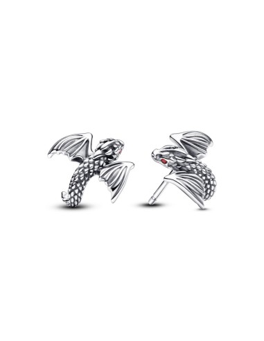 SILVER EARRINGS GAME OF THRONES DRAGON