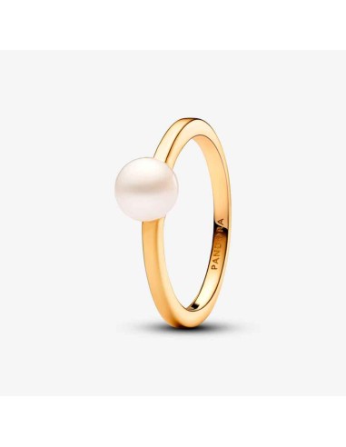 14K GOLD PLATED PEARL RING