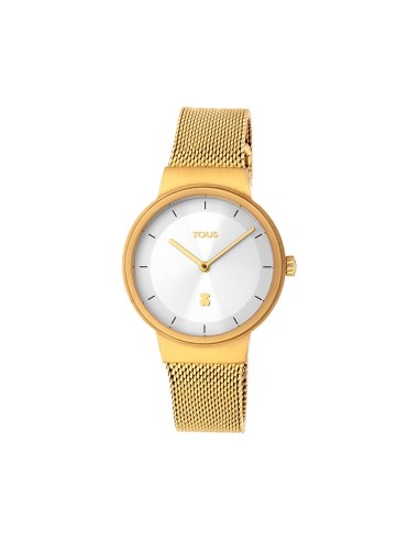 RELOJ TOUS ROND MESH ACERO MALLA IP DORADO