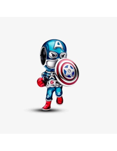 CAPTAIN AMERICA DE LOS VENGA STERLING SILVER CHARM