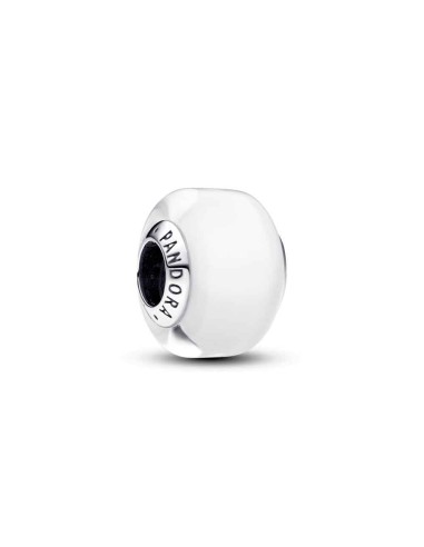 CHARM MINI WHITE MURANO GLASS