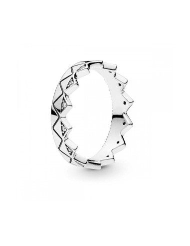 EXOTIC CROWN SILVER RING