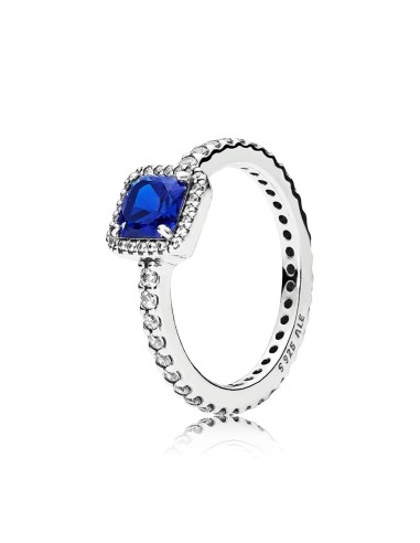 BLUE TIMELESS ELEGANCE SILVER RING