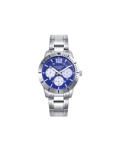 Watch VICEROY Steel MULTIFUNCTIONAL BLUE AND WHITE SPHERE