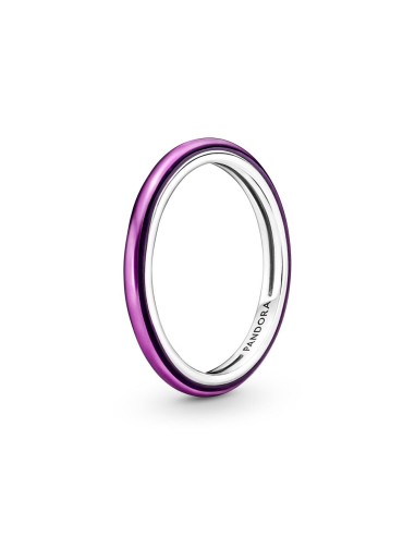 STUNNING PURPLE SILVER RING PANDORA ME