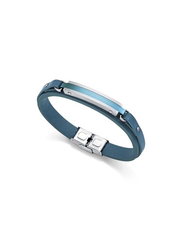Bracelet VICEROY Steel BLUE ALUMINUM AND BLUE LEATHER