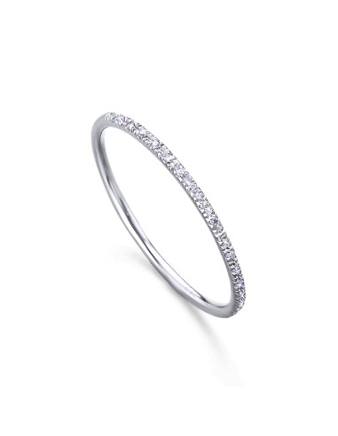 WHITE GOLD RING AND BRILLIANT RING