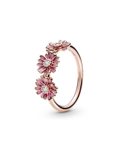 PINK DAISY TRIO RING