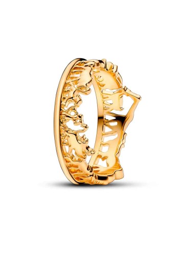 A RING WITH A 14K GOLD PLATING