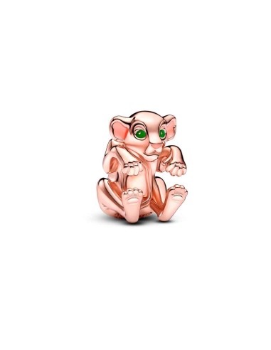 CHARM WITH A 14K PINK GOLD COATING