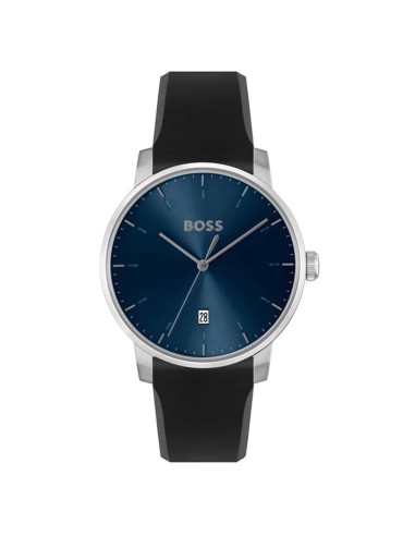 Watch HUGO BOSS SILVER BLUE AND BLACK ANALOGUES