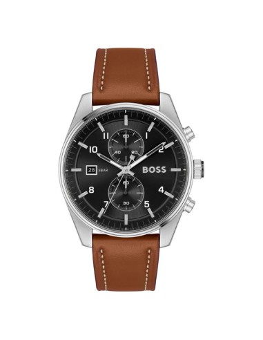 Watch HUGO BOSS I 'M NOT SURE Steel AND LEATHER STRAP