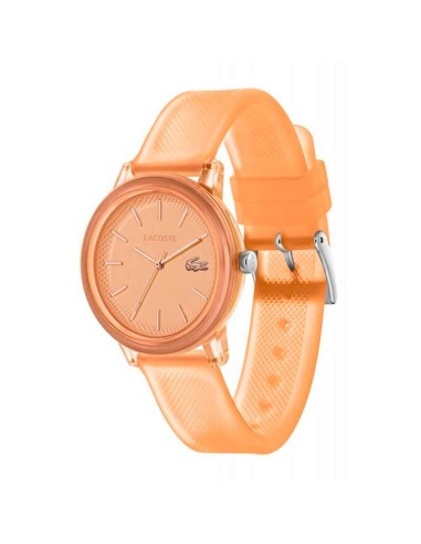 RELOJ LACOSTE 1212 TR90 ESFERA Y CORREA NARANJA