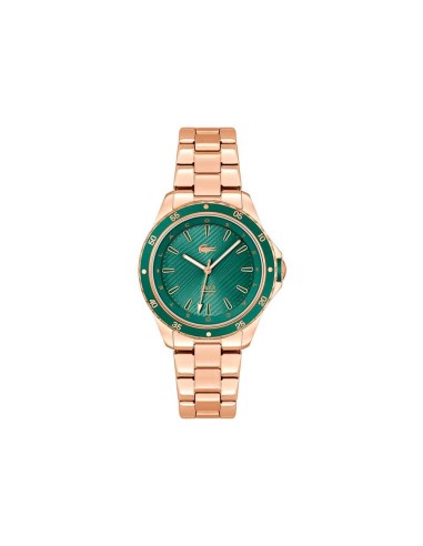 RELOJ LACOSTE ACERO BRAZALETE MATE BRILLO ROSA