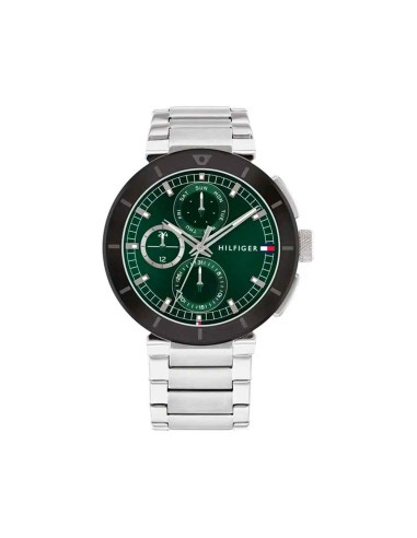 RELOJ TOMMY HILFIGER ACERO BRAZALETE ESFERA VERDE