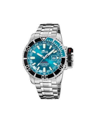 RELOJ LOTUS ACERO BRAZALETE ESFERA AZUL