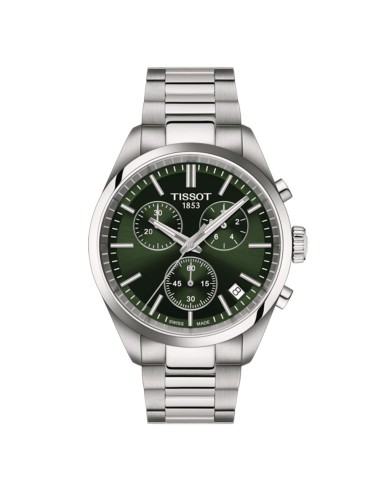 RELOJ TISSOT PR 100 CHRONOGRAPH ESFERA VERDE