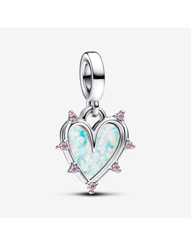 Charm Double Friendship Pendant Opalescente