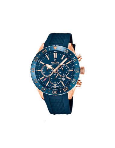 RELOJ FESTINA CERAMIC CON ESFERERA AZUL