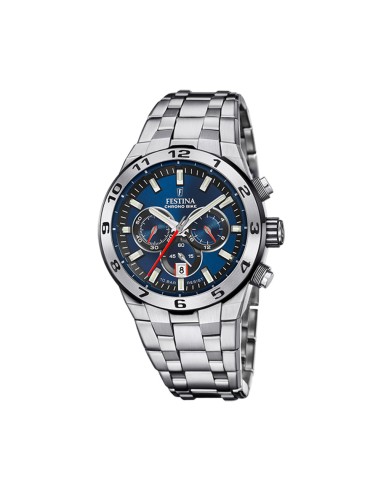 Watch FESTINA CRONO BIKE AZUL WITH CORREA Steel