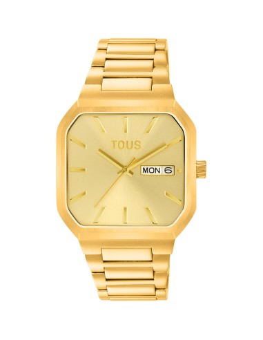 RELOJ TOUS ACERO IPG DORADO LIT