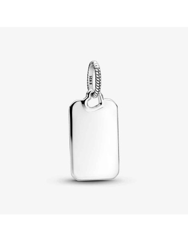 CHARM COLGANTE GRABABLE ETIQUETA RECTANGULAR