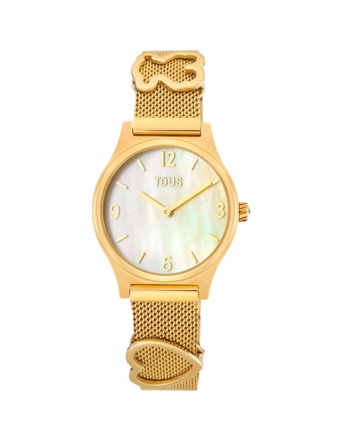 RELOJ TOUS BRAZALETE ACERO IPG DORADO EPIC ICON ME