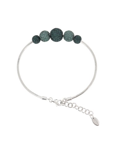 PULSERA PLATA PESAVENTO POLVERE DI SOGNI VERDE