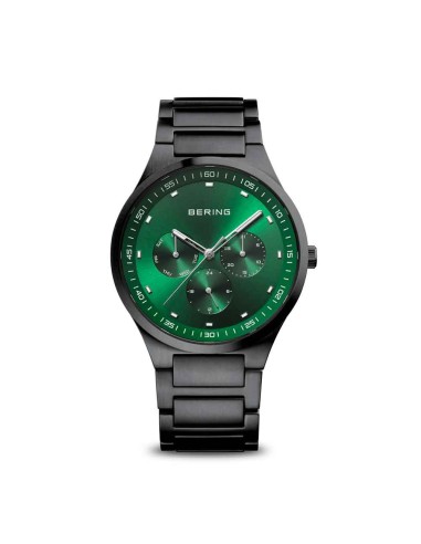 RELOJ BERING CLASSIC ACERO IP NEGRO ESF VERDE