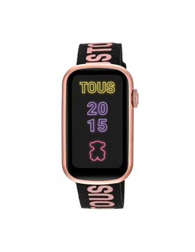 RELOJ TOUS TBAND ALU IPRG CORREAS ROSA  NEGRO