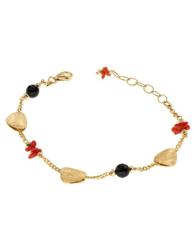 PULSERA PLATA DORADA KOLI 925