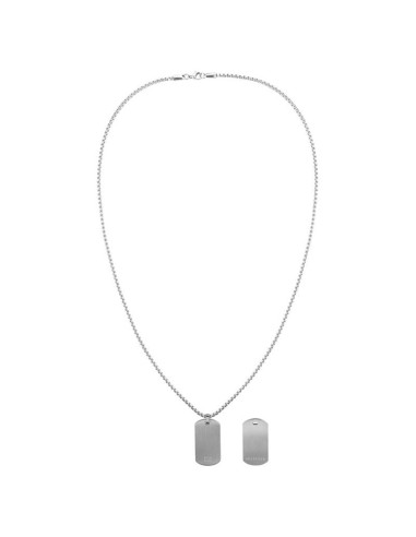 AC NECKLACE TOMMY HILFIGER STAINLESS STEEL RECTANGULAR PENDANT