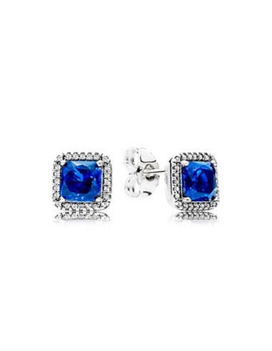 PENDIENTES PLATA ELEGANCIA ATEMPORAL AZUL